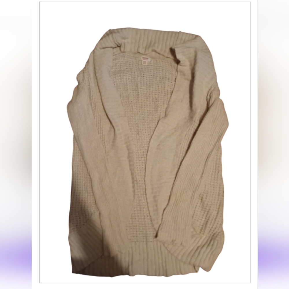 Cream Cardigan Sweater